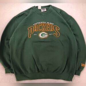 90s Lee x Nutmeg Green Packers Crewneck Sweater XL
